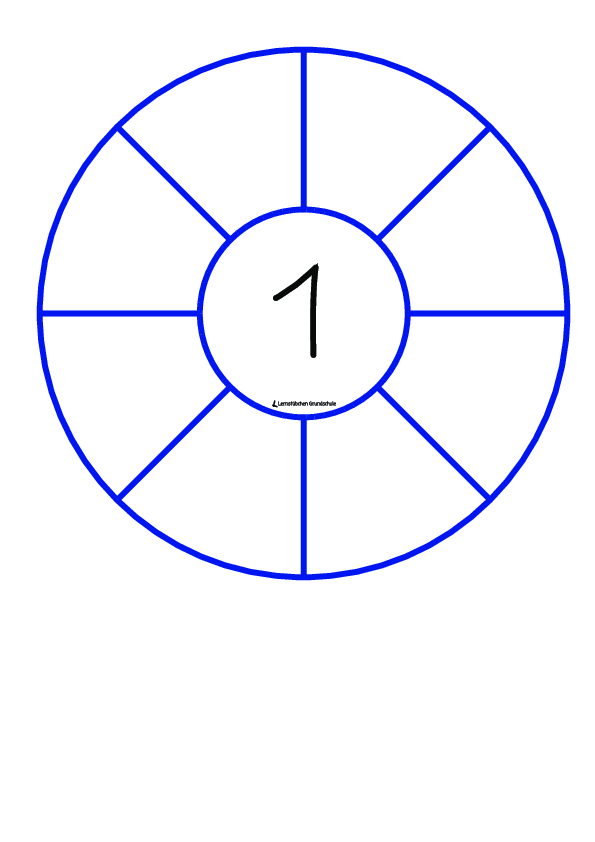 Legekreise mit den Mengen bis 6